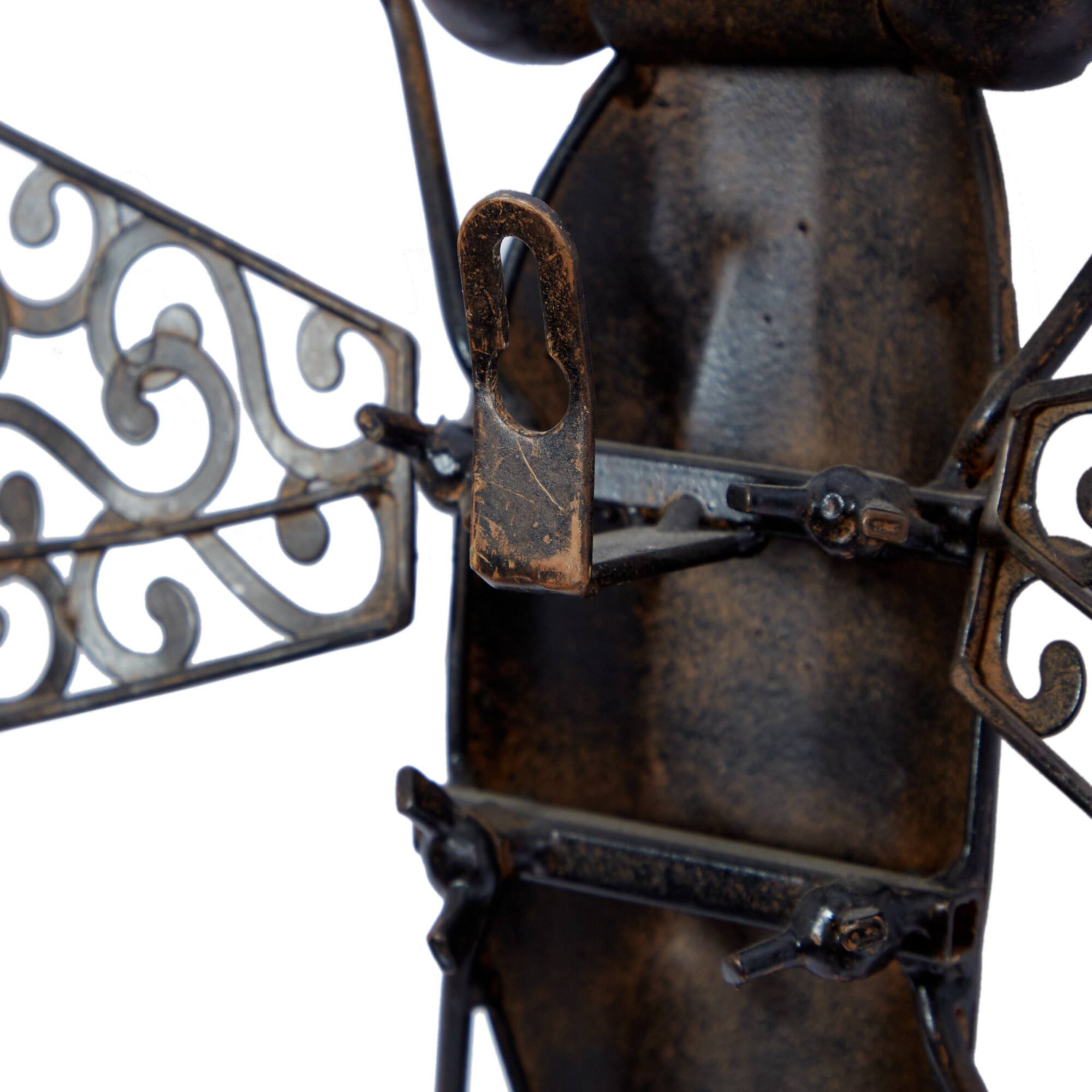 Brown Dragonfly Metal Rustic Wall Decor